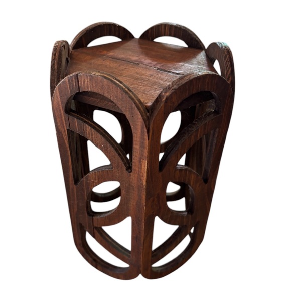 Handmade Wooden Candle Holder - Picture 8 of 8